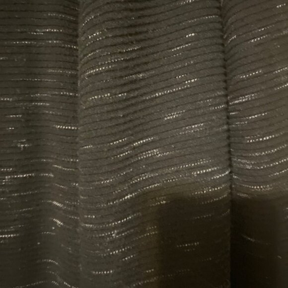 Black Ribbed Pattern Cardigan - Picture 4 of 6